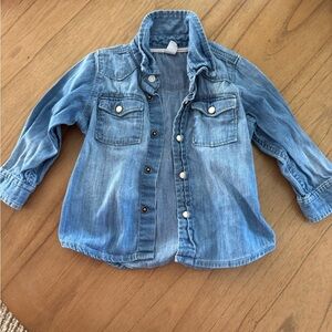 Gap Kids Light Blue Denim Shirt Jacket